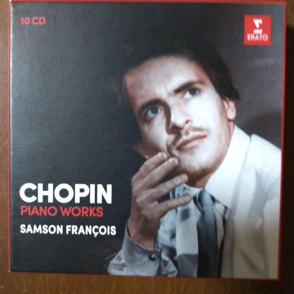 [USED] Two CDs of the great pianist Samson François's masterpieces, one box (10 CDs)