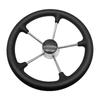 5 Spoke 11/13/15 Inch Stainless Steel Destroyer Steering Wheel Non-Slip Black Foam Surface Boat Accessories
