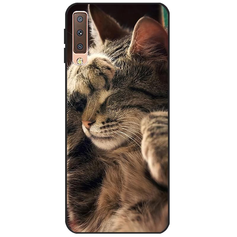 For Phone Case Samsung Galaxy A7 2018 Case Bumper Soft TPU Silicone Coque Back Cover For Samsung A7 2018 A750 A750F Case Fundas