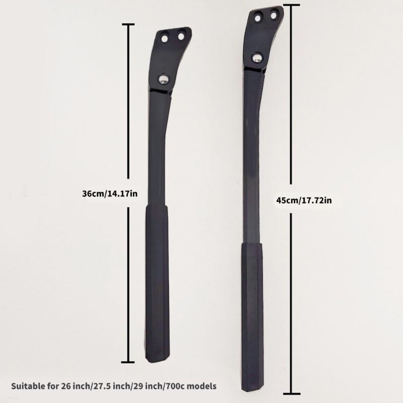Rear Side Stand for 26/27.5/29inch Bicycles Nonslip Adjustable Bikes Side Stand for Mountain Bikes Bicycles Kickstand