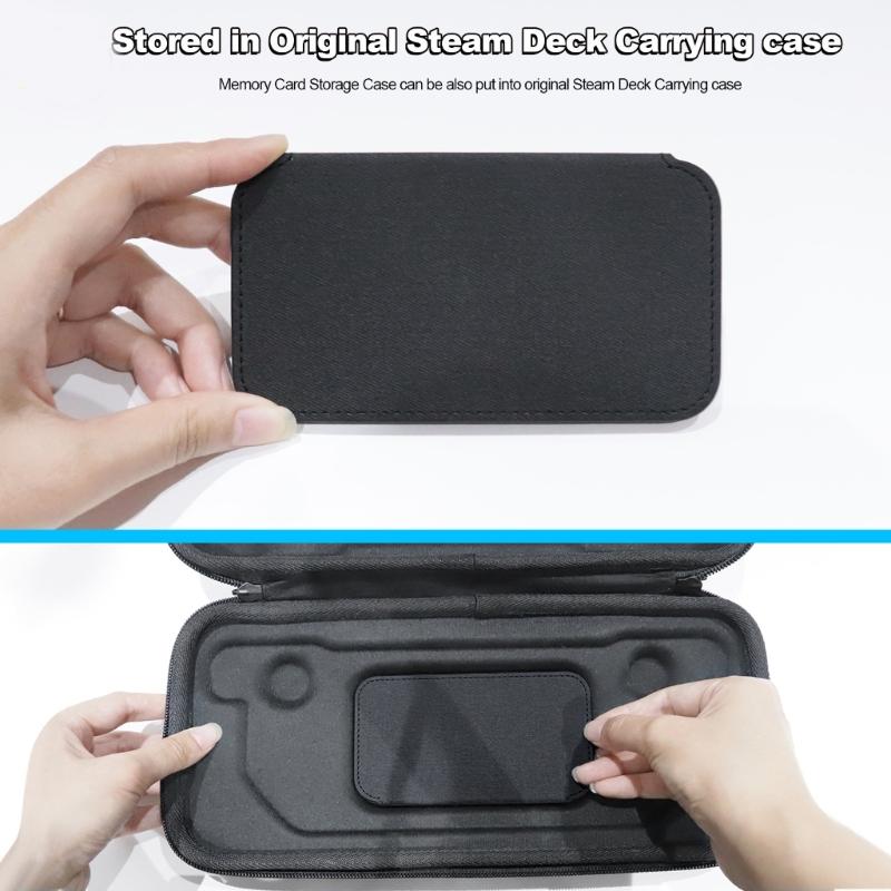 Memory Card Storage Keeper Holder for Deck 24 Slots TF MicroSD Cards Microsd Cards Organizer Wallets Carrying Cases