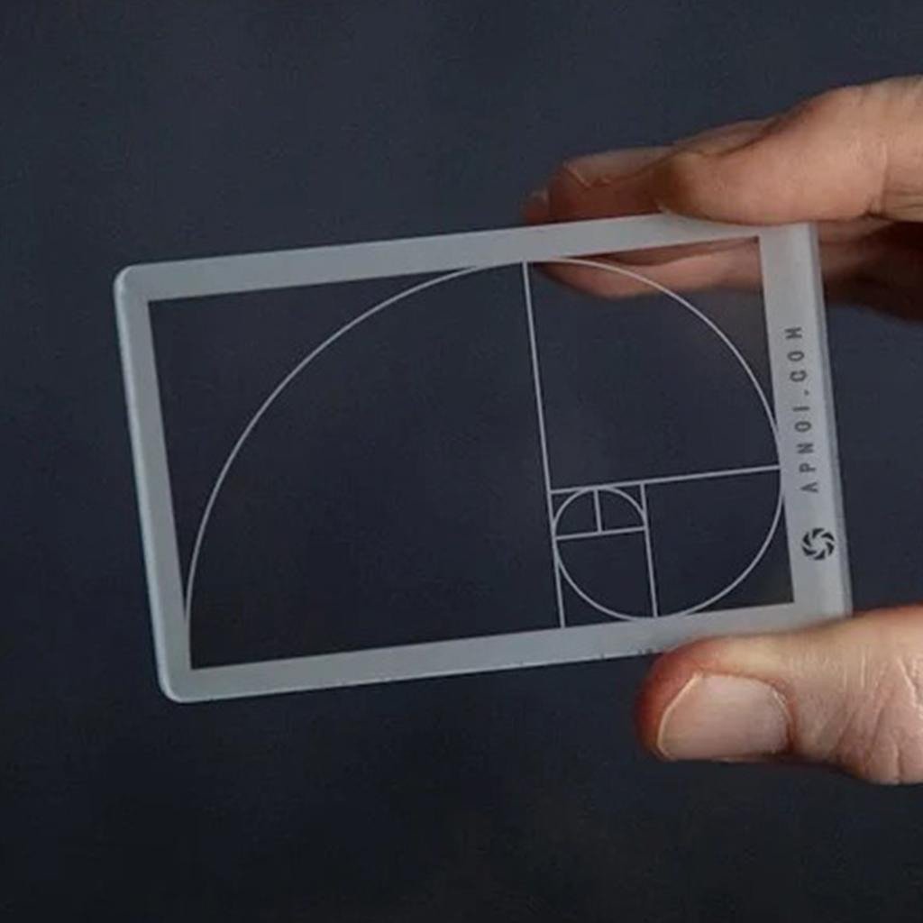 Золотий трикутник/інструмент композиції Фібоначчі Інструмент перегляду/інструмент перегляду композиції Правило третин інструмент пошуку композиції