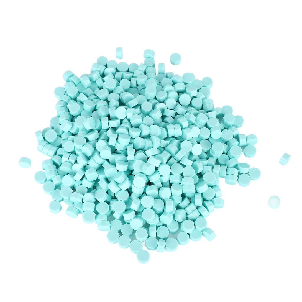 Sealing Wax Beads Pure Color Odourless Smokeless Portable Quick Dry Wax Stamp Beads for Envelope Cards Invitations