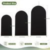 Spandex Fitted Wedding Arch Cover Arch Backdrop Cover, Round Top Chiara Backdrop Stand Covers for Wedding Birthday Party