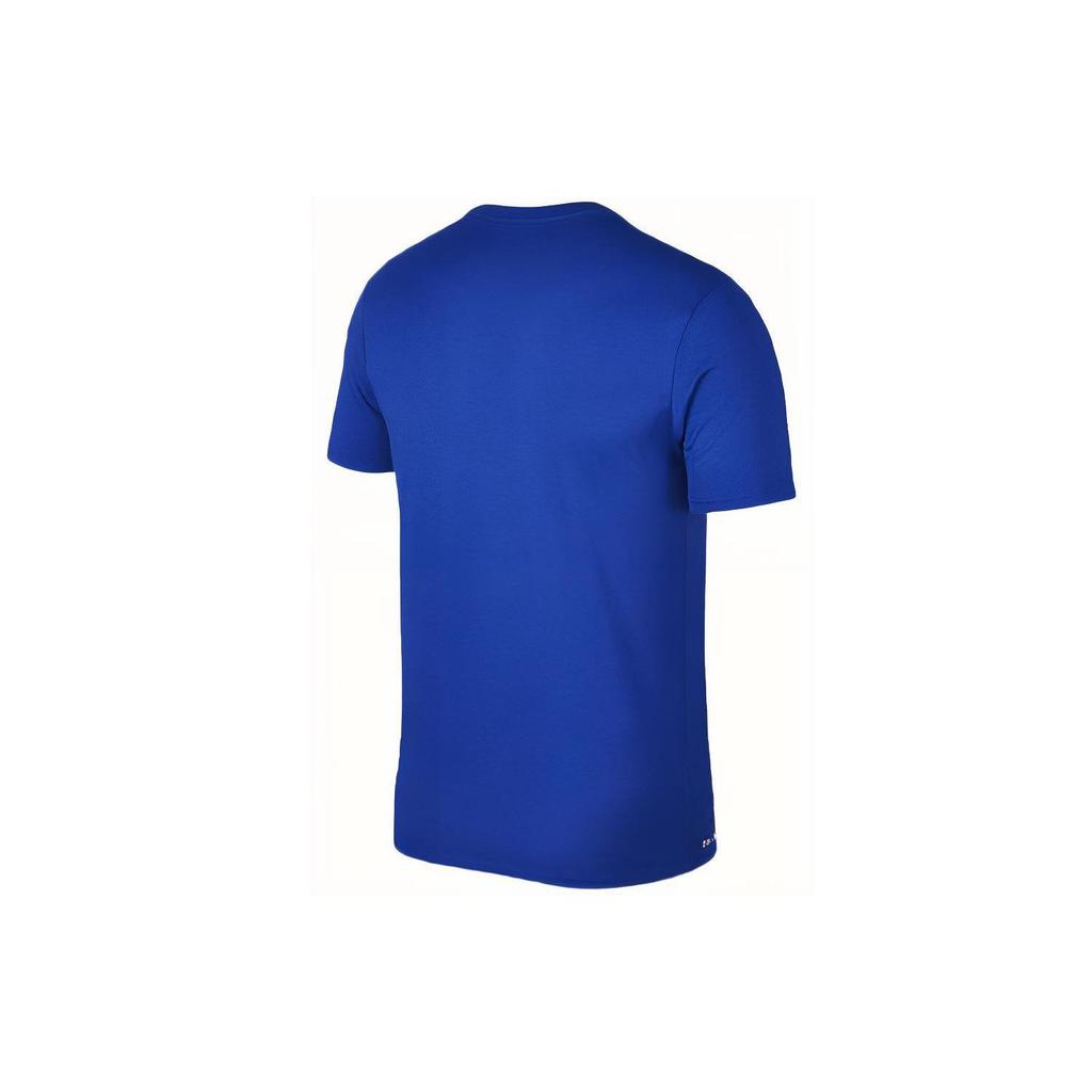 Nike T Shirts Men's Blue Crew Neck Moderate Straight Fit BQ6706-474