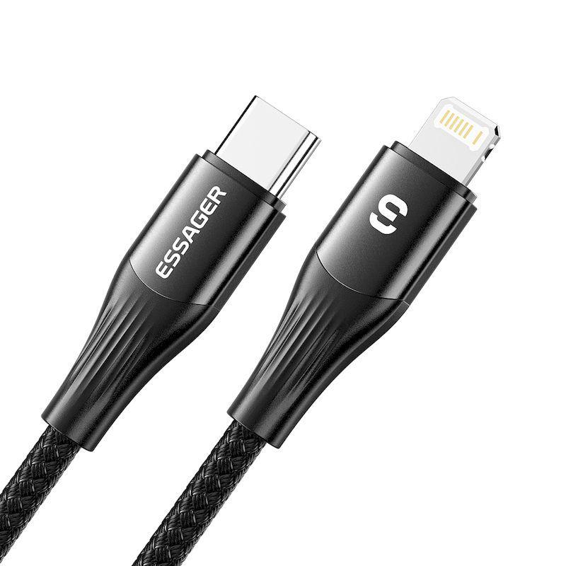 ESSAGER 29W PD Fast Charging Cable for iPhone 14 & Tablets