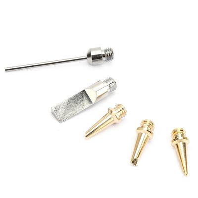 5 Stück Für HS-1115K Modell Butan Lötkolben Spitzen Set Ca.. 3,7 cm Länge Schweißbrenner Ersatzspitzen Universell passend