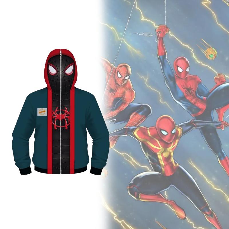 Spider Man Digital Print Hoodie For Men And Women Casual Fall Wear