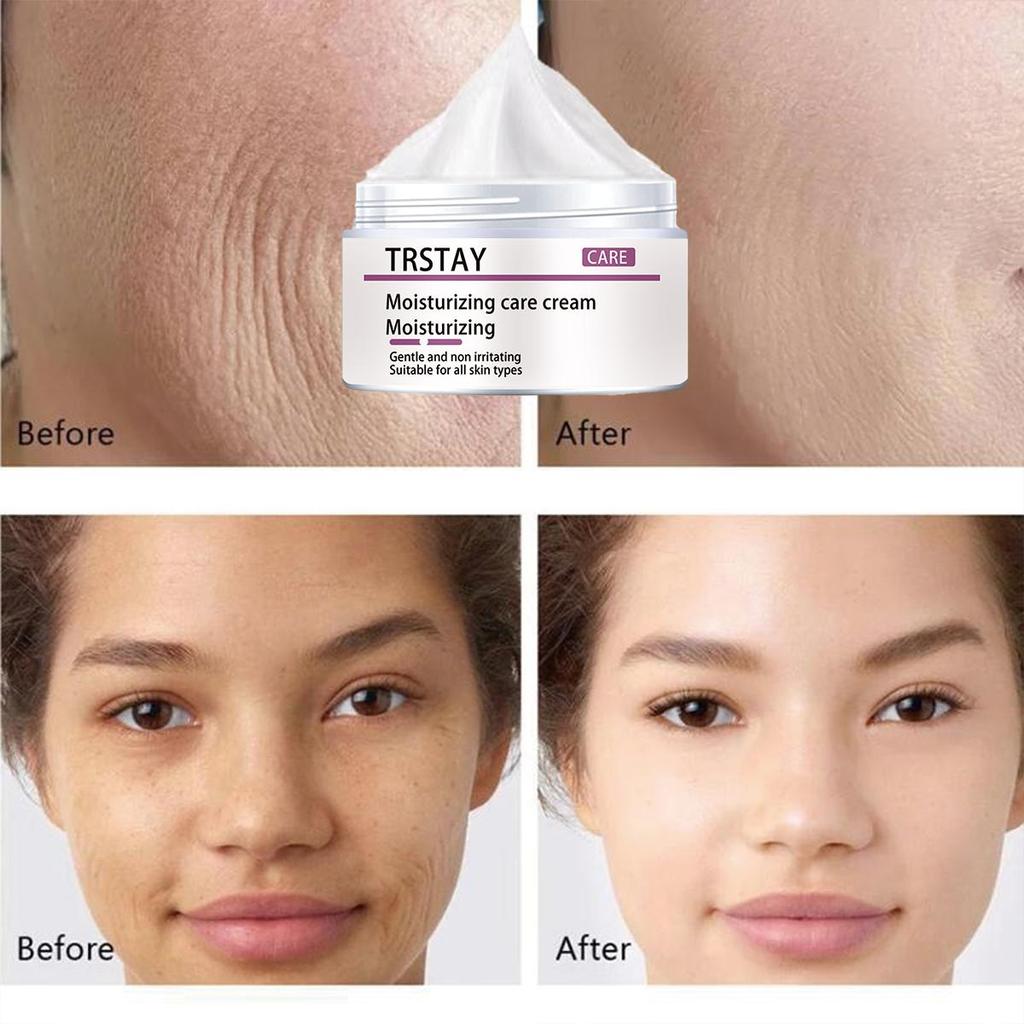 The anti-aging moisturizing cream is gentle and non-irritating, hydrating and brightening the complexion