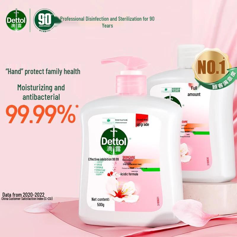 Dettol Moisturizing Antibacterial Hand Soap Refill Pack
