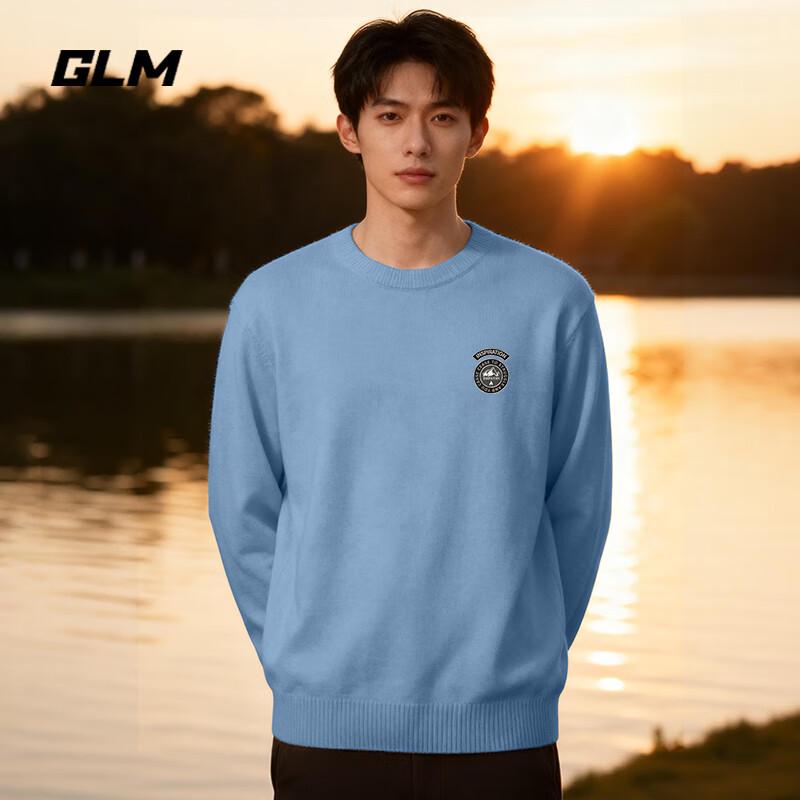 GLM Men's 2025 Autumn/Winter Round Neck Pullover Sweater