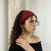Solid Color Elastic Headband Hollow Out Wide Headbands Fashion Women's Hairband  Hair Accessories