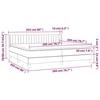 3131104 vidaXL Divan Bed with Mattress Pink 200x200 Cm Velvet
