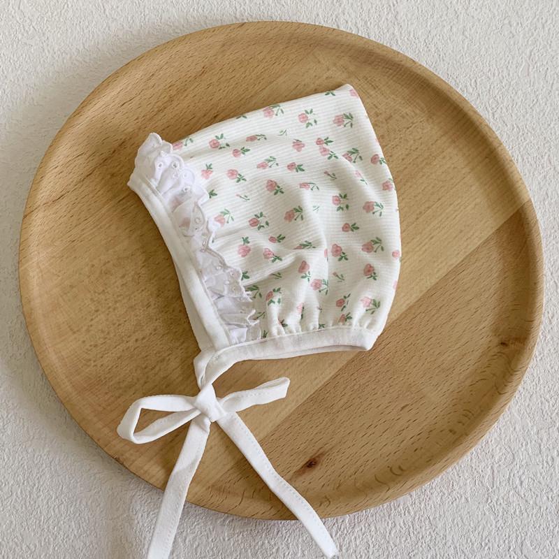 Newborn Baby Girl Soft Knitted Cotton Hat (0-12 Months) - Spring/Autumn