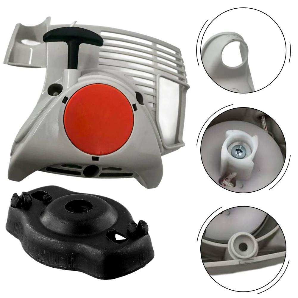 Engine Pull Start Recoil Assembly with 4140 190 2010 Starter Pawl Cup Compatible with For FS70R FC70 Models Outdoor Equipment