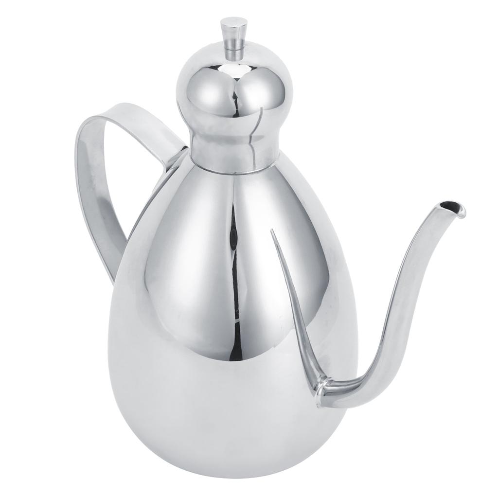 1L Oil Dispenser 304 Stainless Steel Oil Bottle Vinegar Pot Home Kitchen Storage Container