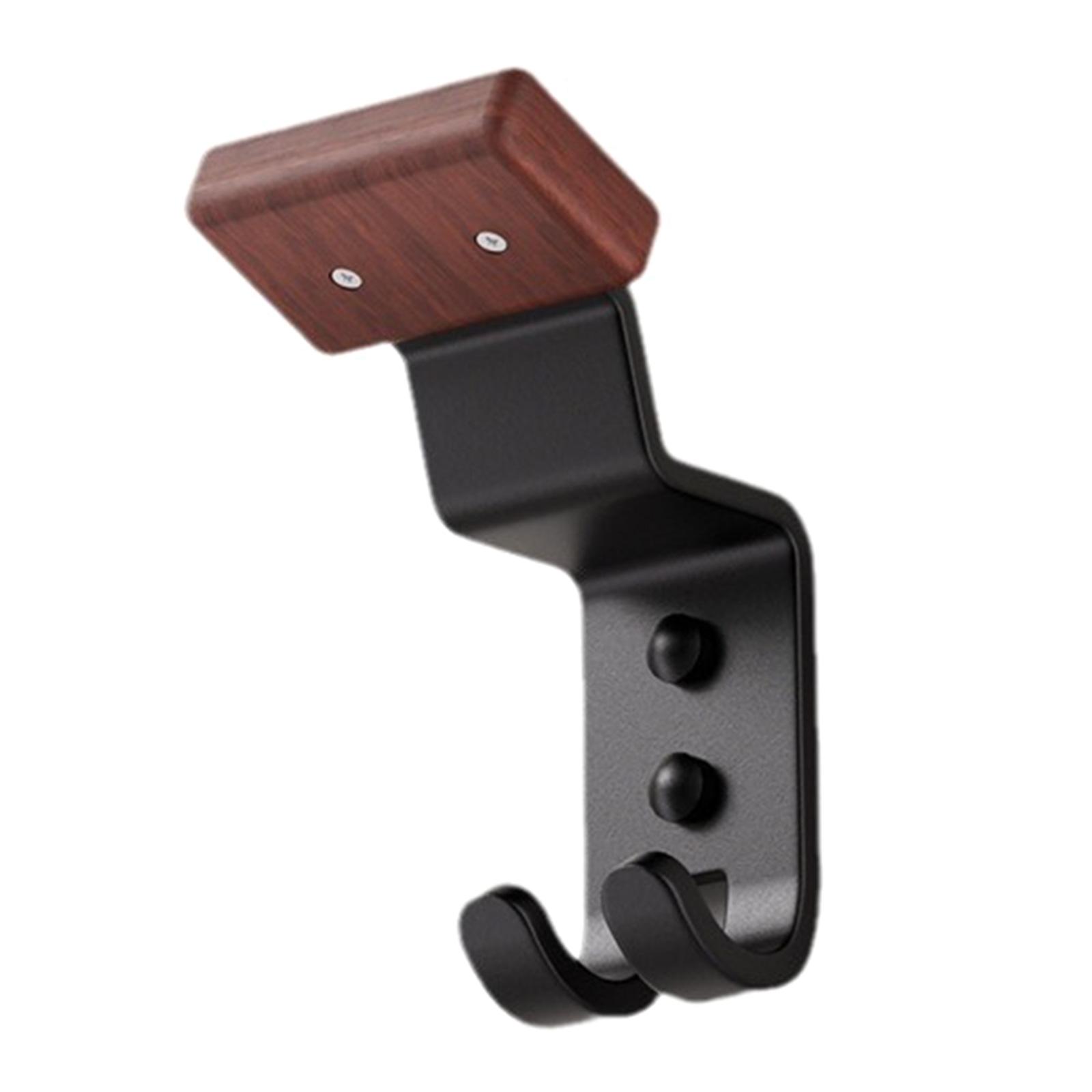 

Motorcycle Helmets Rack with Hook Metal Wood Wall Mount Holder for Football Ski Gear Motorcycle Accessories Stand