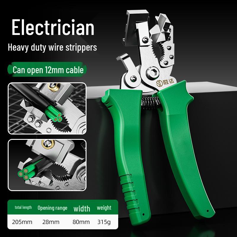 Multi-Functional Electrician Wire Stripper & Cutter Tool
