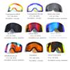 Mirror Anti-fog Custom Magnetic UV 400 Fashion Ski Goggles Double Layer Ski Glasses