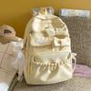 Schoolbag1011 new Korean ins schoolbag junior high school high school girls college students high value backpack bow backpack