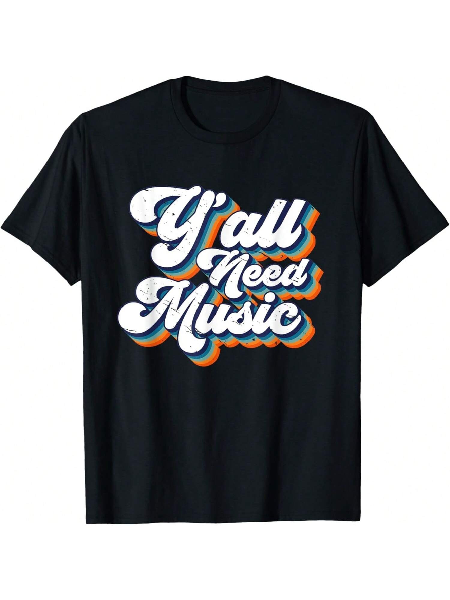 80s Y all Need Music 1980s Retro Vintage Throwback Music T-Shirt S разноцветный
