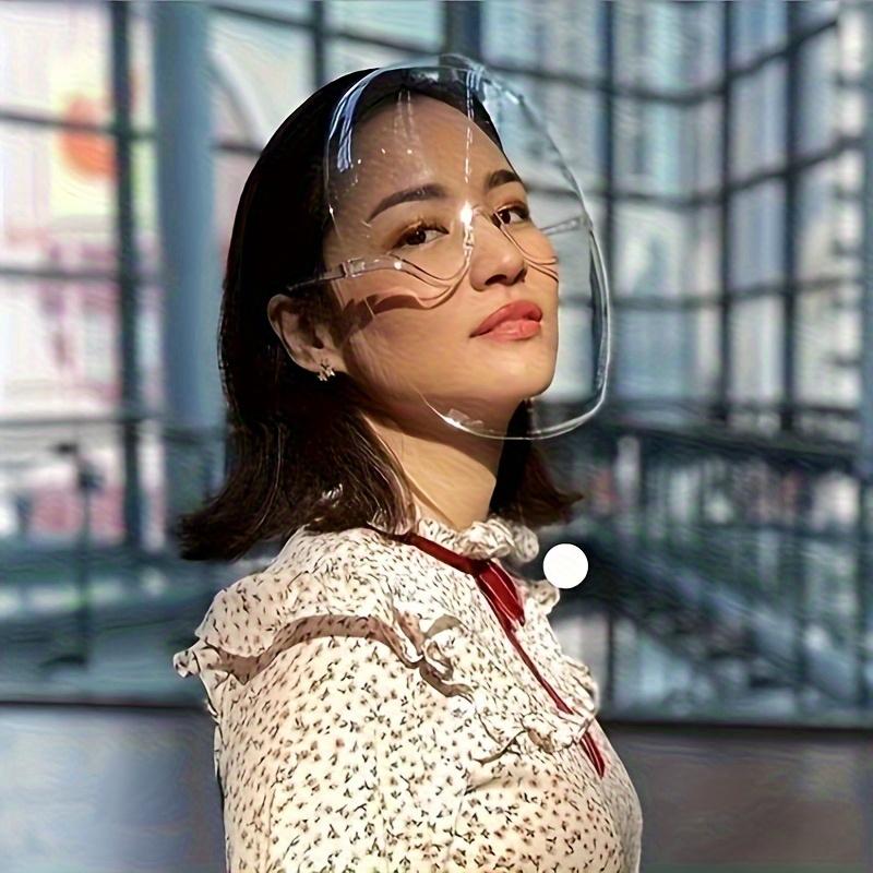 2pcs High Definition Transparent Face Shield | Suitable for Nail Art, Kitchen, Outdoor Use