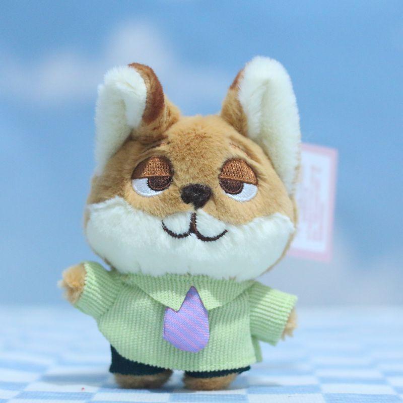 2s/lot 12cm NEW animal Foxy Rabbit Plush keyring Toys small Dolls pendants key chain gifts