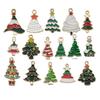 140 Kinds Of Christmas Drips Santa Claus Snowman Snowflake Deer Earrings Bracelet Pendant Diy Jewelry Accessories
