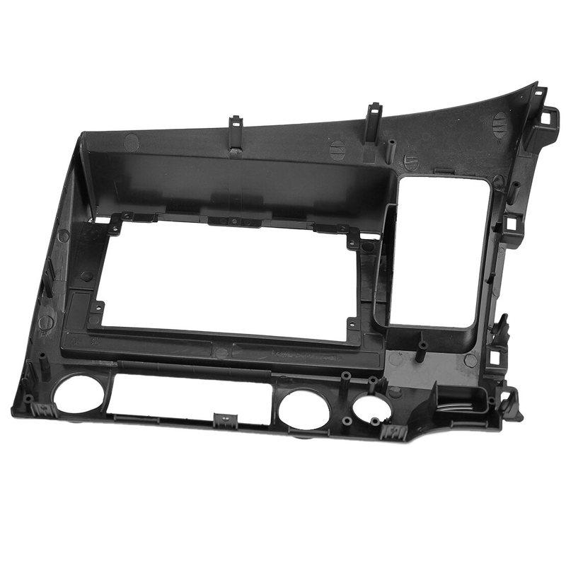 10.1'' Car Radio Stereo Dash Fascia Frame Panel Trim with Harness Fit for Honda Civic 2006-2011