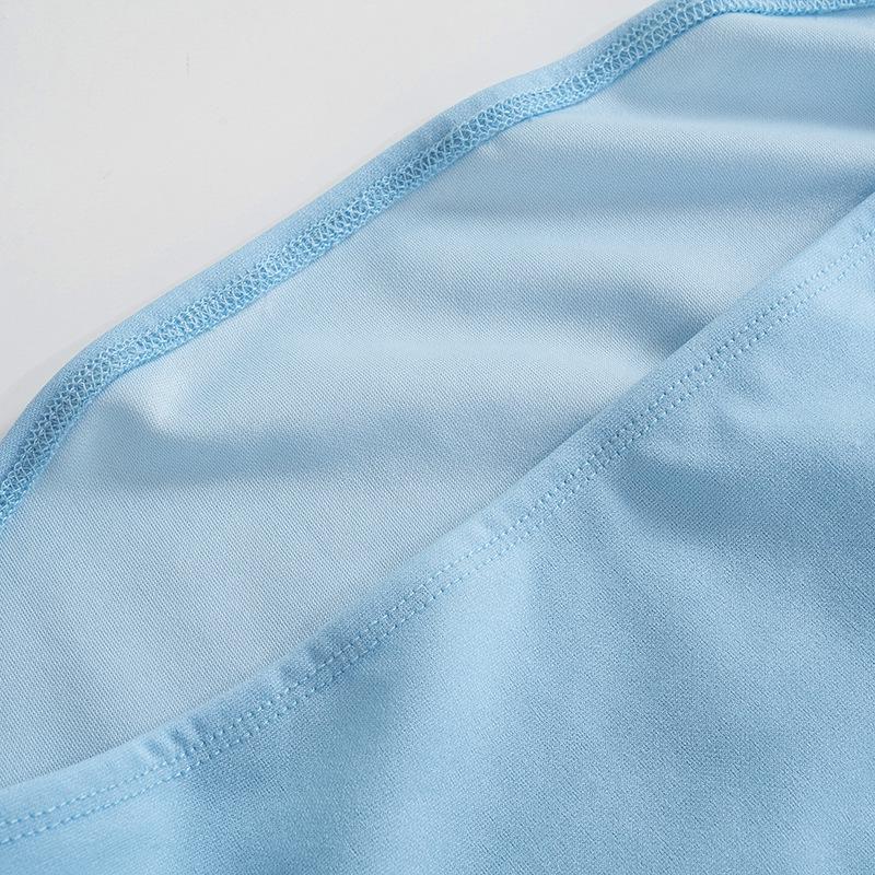 Spring Strapless Backless Pleated Short Dress for Women