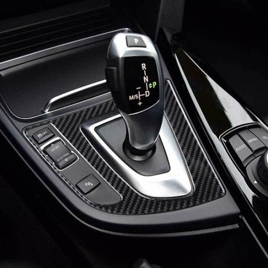 For BMW 3 5 Series X5 X6 F10 F30 F15 M Styling Gear Shift Knob Panel Trim Cover