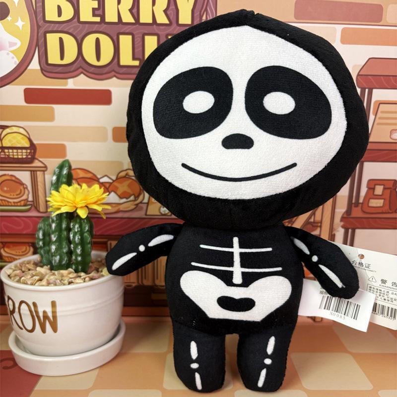 Cartoon Halloween Skull Doll Plush Toy Demon Doll Children'S Soothing Ragdoll Halloween Gift