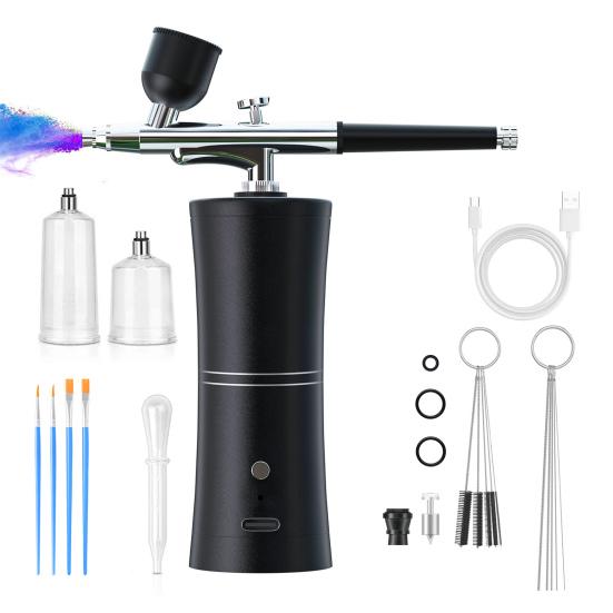 Portable Airbrush Kit Cordless Airbrush Pen 3 Pressure Settings Airbrush Makeup Tool for Nail Art & Cake Decorating