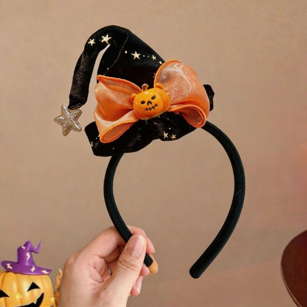 Ghost Halloween Headband Spider Halloween Party Hair Band Funny Witch Hat Headband Men