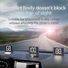 X1 GPS For HUD Speedometer KMH Speedometer For All Cars Head Up Display White/Green Light Big Font Plug and Play Auto Electronic