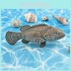 Anglerfish Sea Epinephelus Animal Fish Model Desktop Decor Collector Display