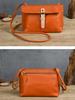 Johnature Vintage Genuine Leather Women Small Bag Versatile Leisure Natural Soft Cowhide Solid Color Shoulder & Crossbody Bags