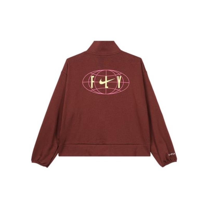 Nike Swoosh Fly Sweatshirt Women's Dark Team Red FQ4090-619
