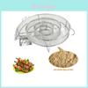 Multi-functional Round Smoker Basket Made Of Durable Stainless Steel For Bbq Enthusiasts