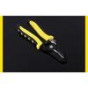 7" 0.6-2.6mm Portable Wire Stripper Pliers Crimper Cable Stripping Crimping Cutter Hand Tool for Electrical