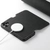 SUTENI J06 For iPhone 17 Case Litchi Texture Leather Wallet Phone Shell Compatible with MagSafe