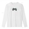 Gamer Heartbeat Video Games Gaming Boys T Shirtns Boy Shirt White Large Vintage Washed Stretched Breathable Designer Clothes