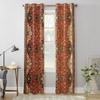 Retro Medieval Turkish Pattern Window Curtains for Living Room Bedroom Curtain Modern Kitchen Blinds Drapes Curtains