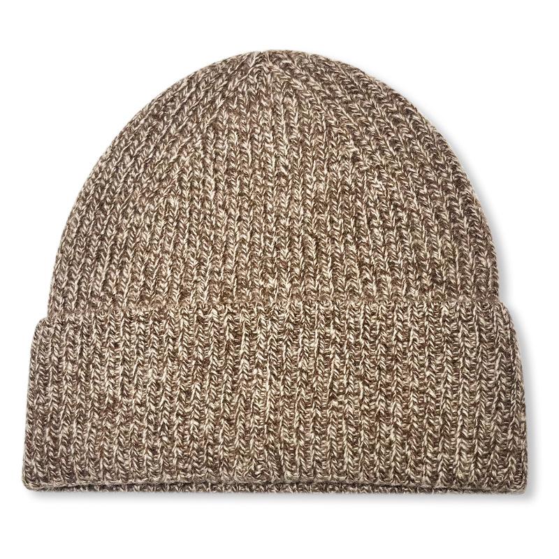 Classic Ribbed Knit Beanie-Unisex 100% Wool Hat for Autumn/Winter Business & Travel One Size Fits Most