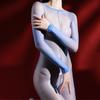 Customized Aurora One-Piece Socks, Ultra-Thin Black Stockings, Oily And Silky, Full Body Transparent Open Stockings Underwear