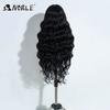 Noble Synthetic Lace Front Wigs For Women 32 inch Body Wave Ombre Brown Blonde Lace Wig Highlight Cosplay Wigs Heat Resistant