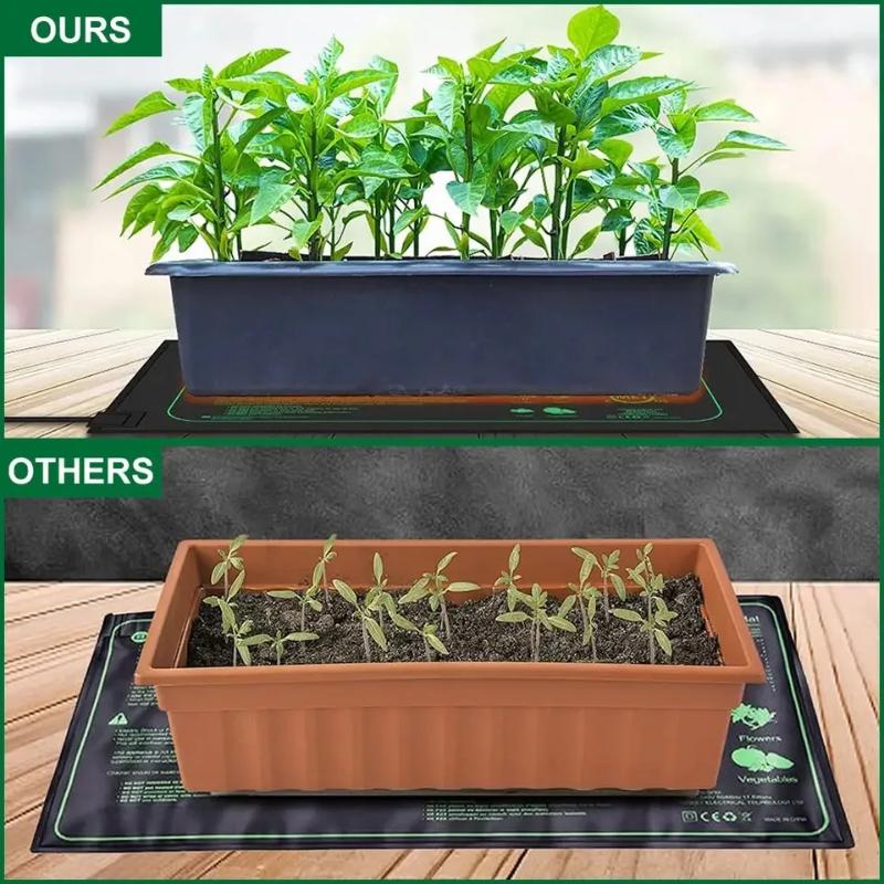 1Pc Seedling Heat Mat Indoor Plants Germination Waterproof Heating Pad Propagation Clone Starter MatEuropean Plug
