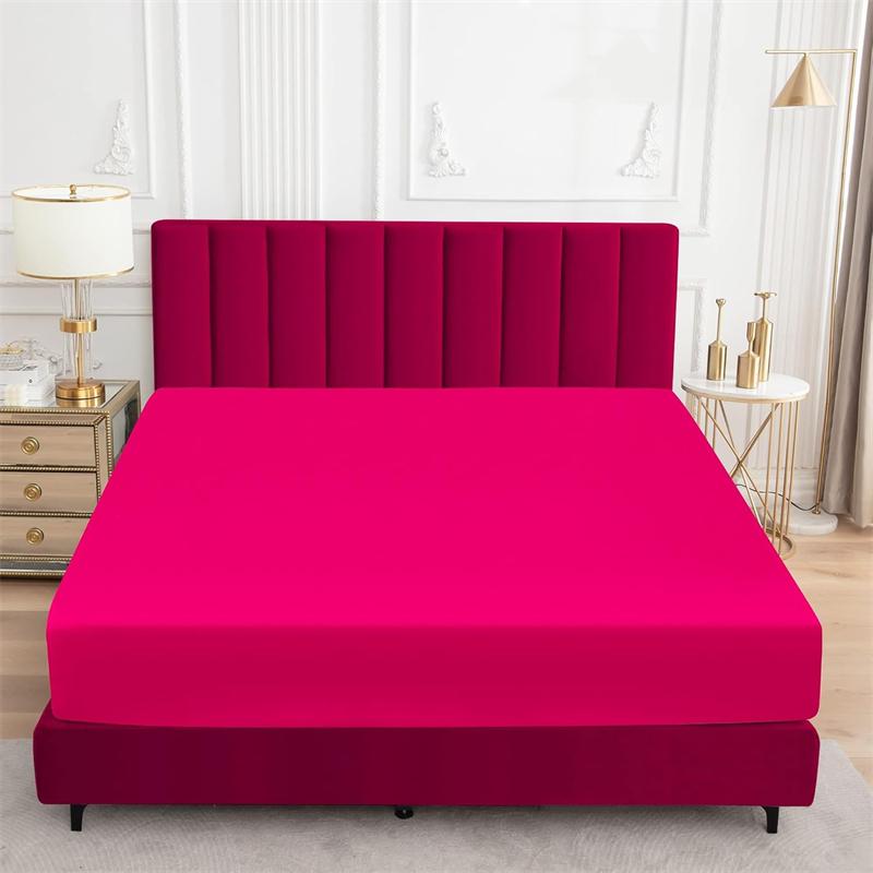 Waterproof Mattress Protector Soft Breathable Fitted Bed Cover, 18" Deep Pocket Noiseless Mattress Pad - Machine Washable, for Kids & Elderly