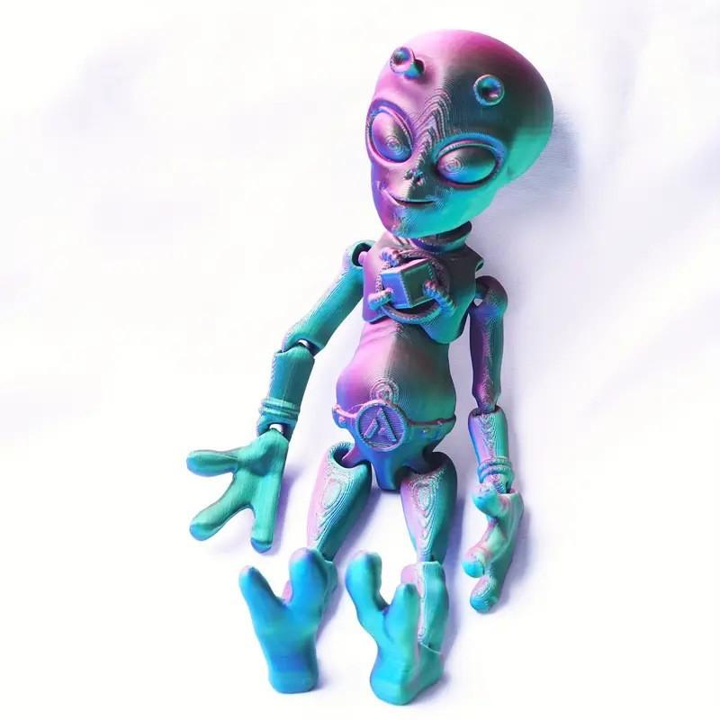 New 3D alien ornament joint movable creative Halloween model gift stall tide play trend
