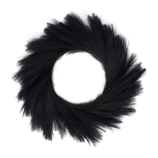 Artificial Pampas Grass Wreath Front Door Wall Mounts DIY Garland